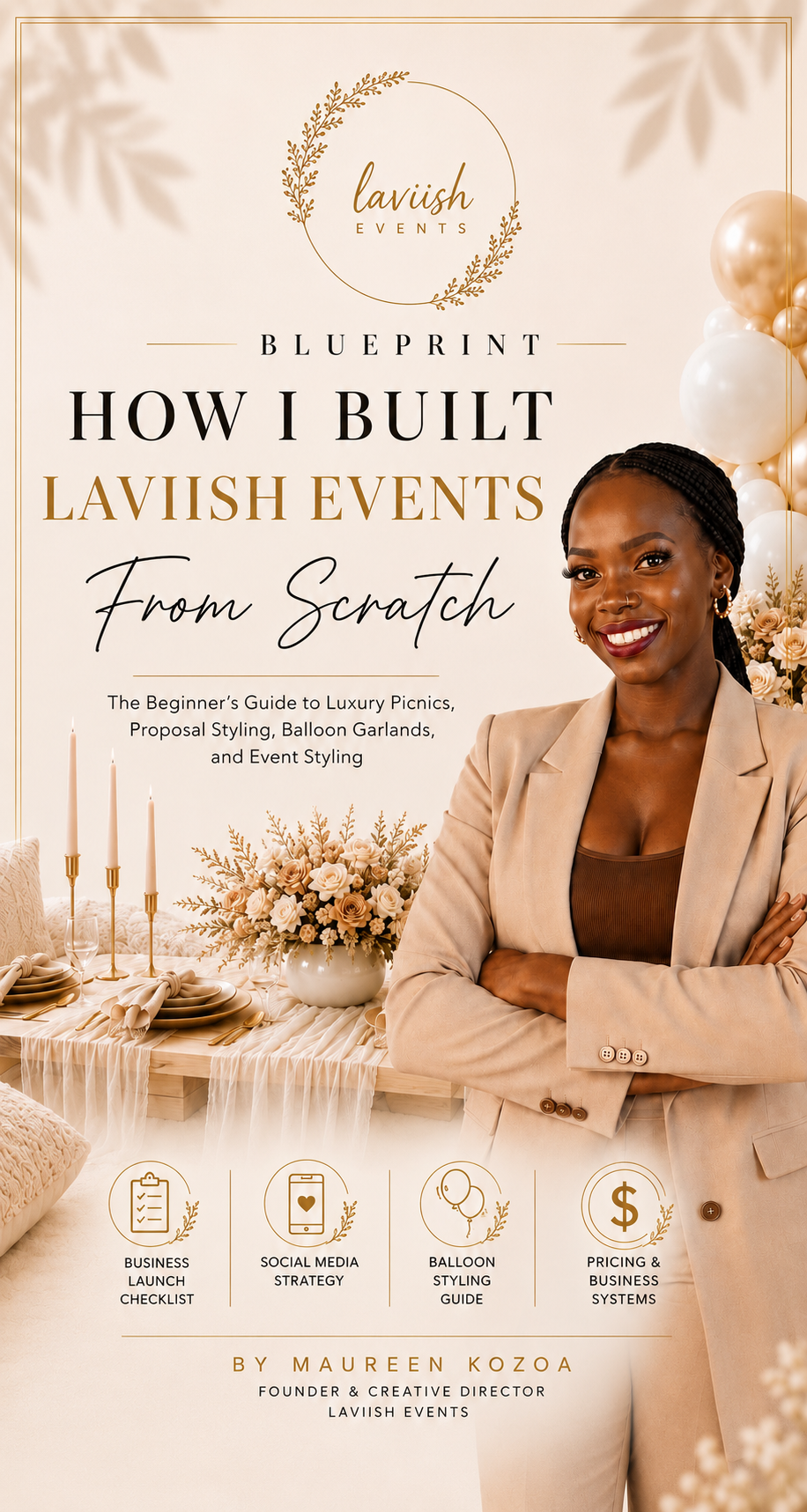 The Event Stylist Blueprint by Maureen, founder of Laviish Events